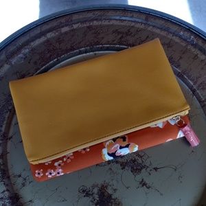 Rachel Pally Orange Flower Reversible Clutch